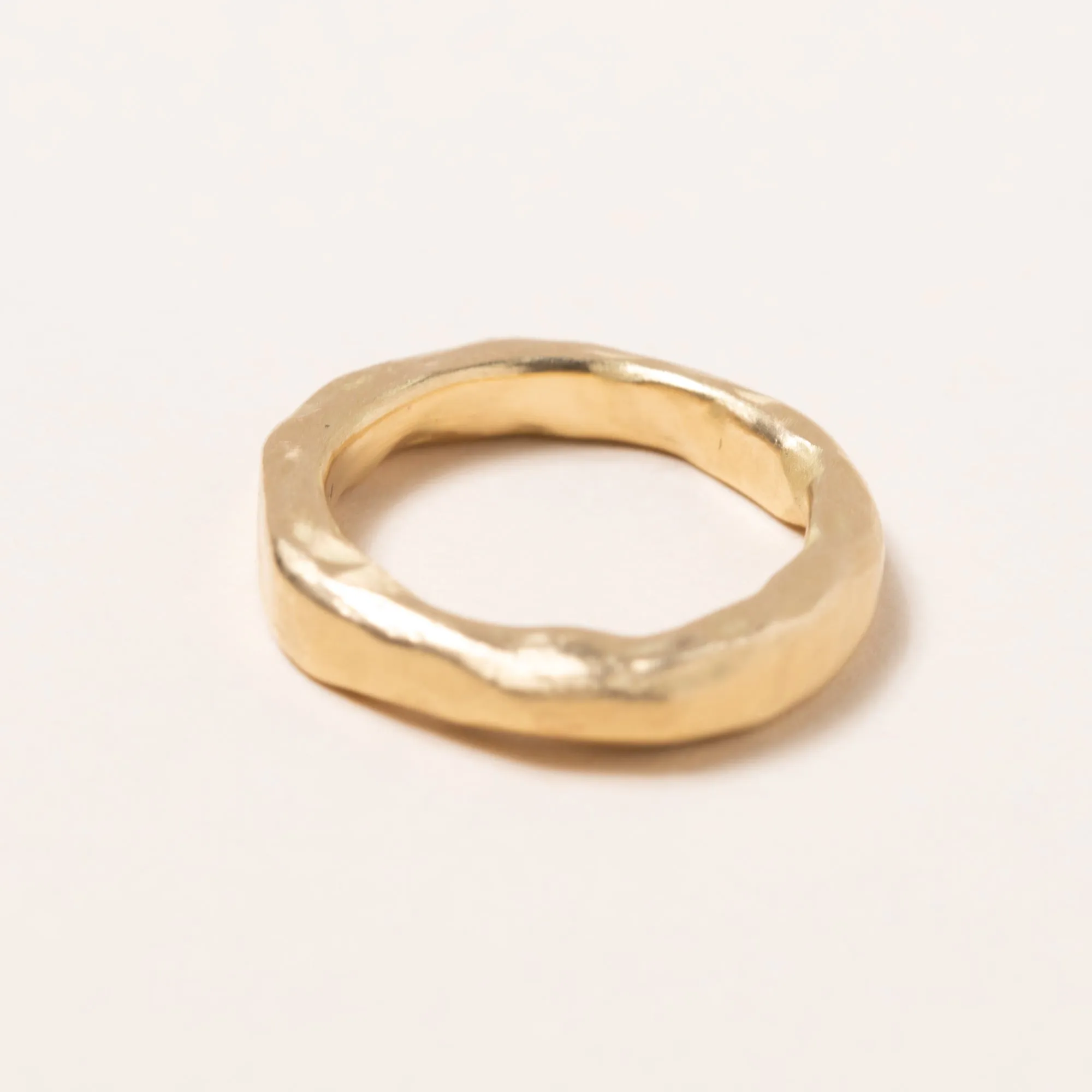 18K Gold Free Form Rings