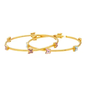 22K Yellow Gold Kids Bangle (11.4gm)