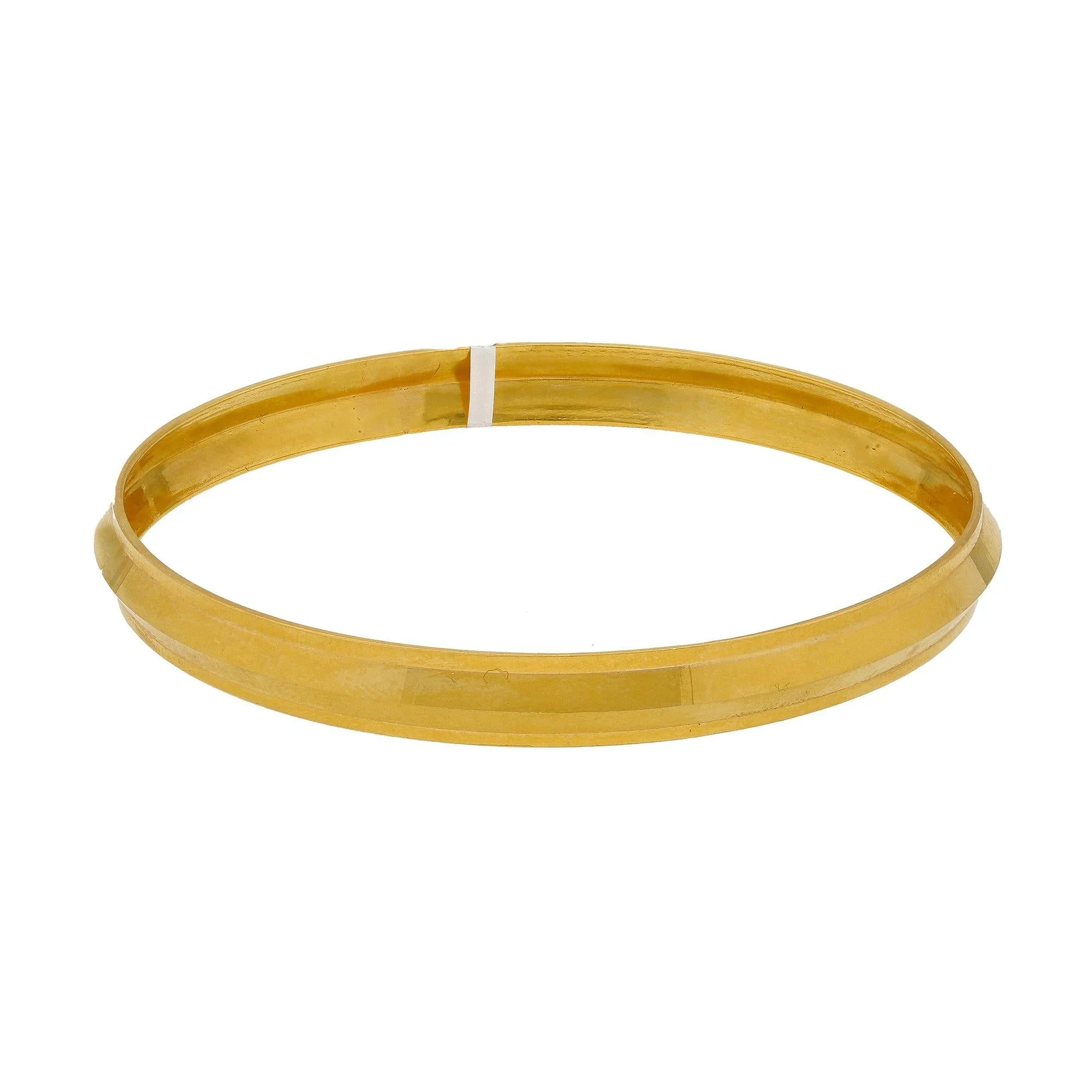 22K Yellow Gold Men's Kada Bangle, 21.6 Grams