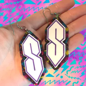 90s Cool Stussy S Earrings