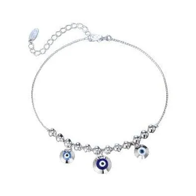 Blue Eyes Fashion Bracelet - 925 Sterling Silver