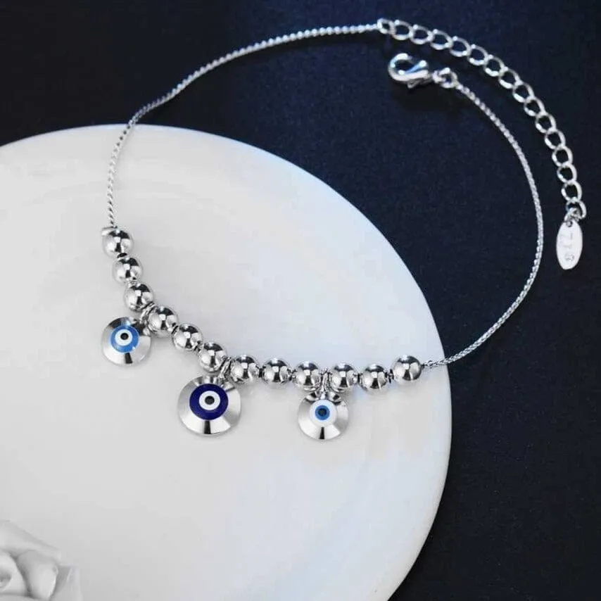 Blue Eyes Fashion Bracelet - 925 Sterling Silver