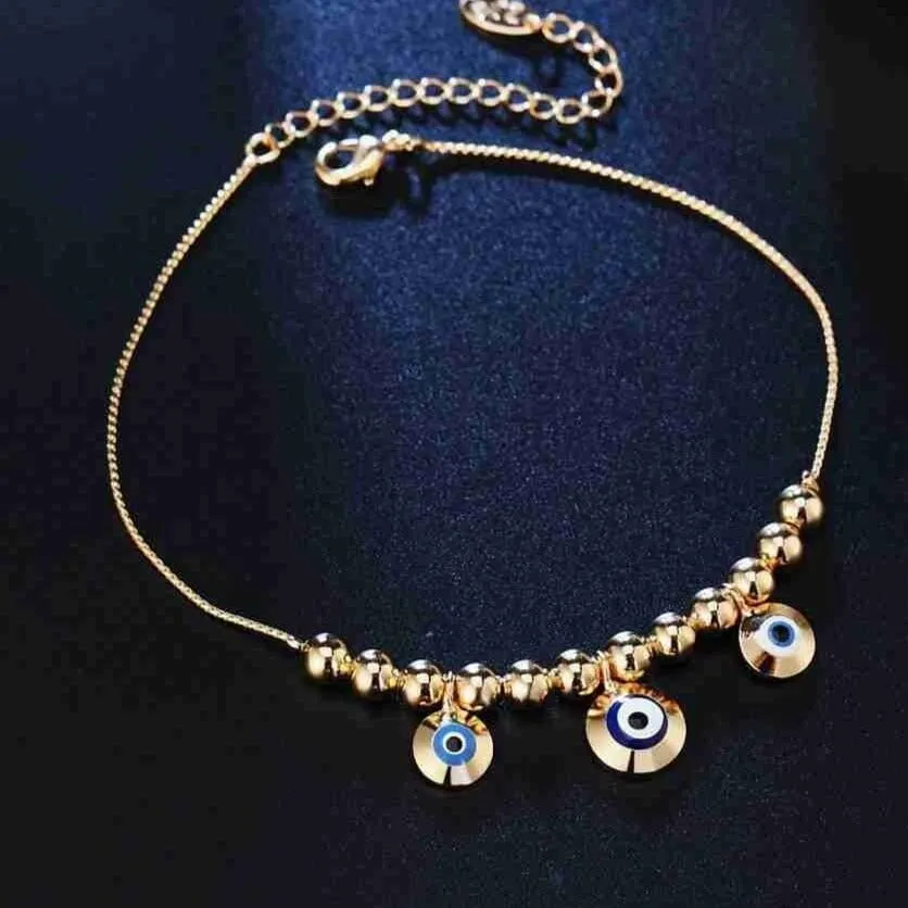 Blue Eyes Fashion Bracelet - 925 Sterling Silver