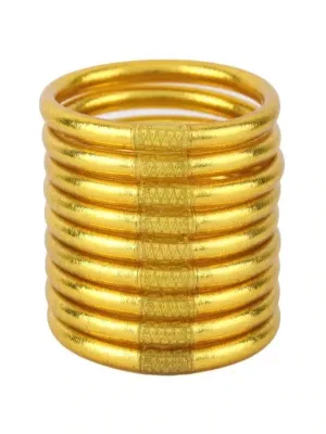 BuDhaGirl Gold All Weather Bangles LG (Set of 9)