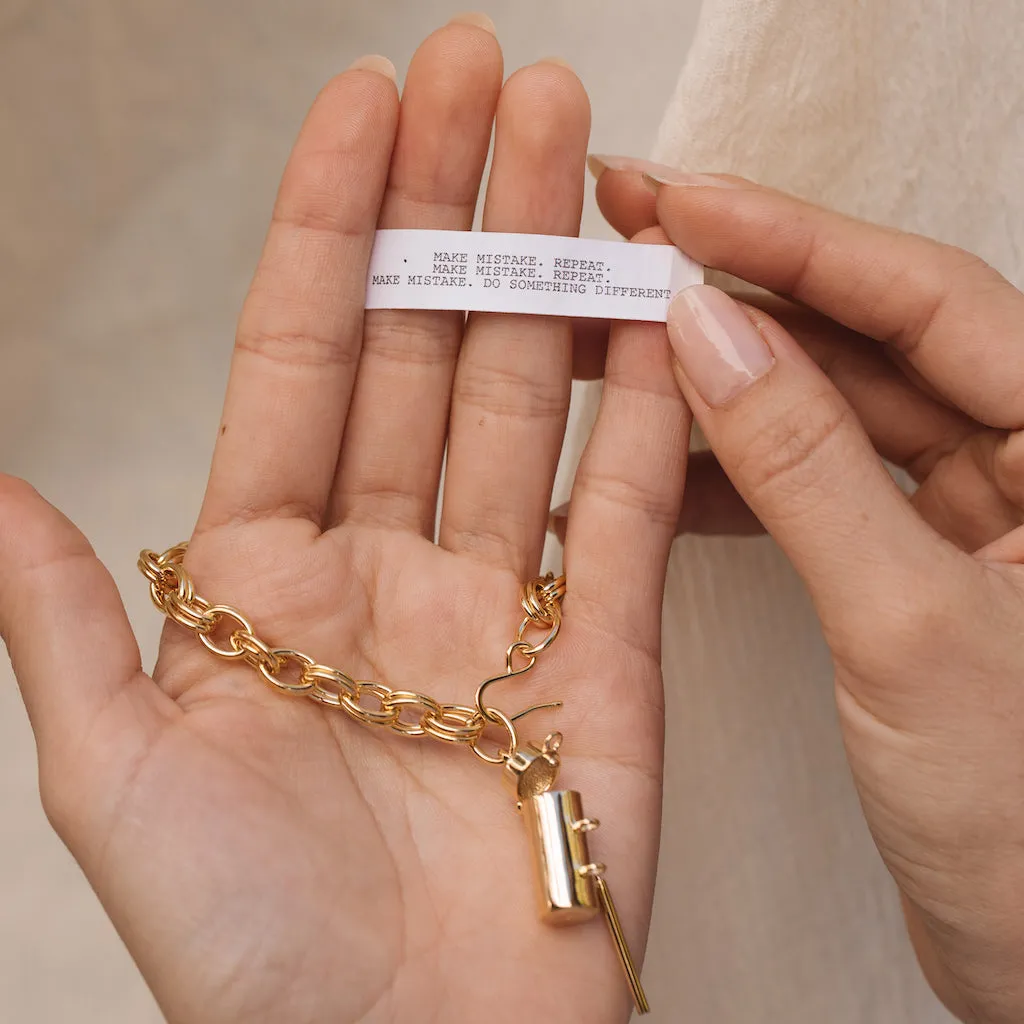 Capsule   Wand Bracelet - Gold