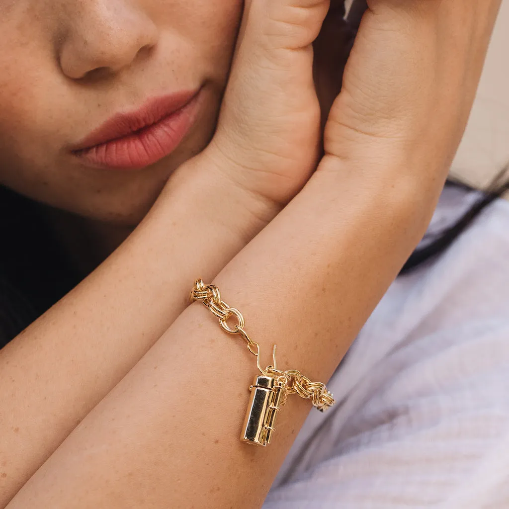 Capsule   Wand Bracelet - Gold