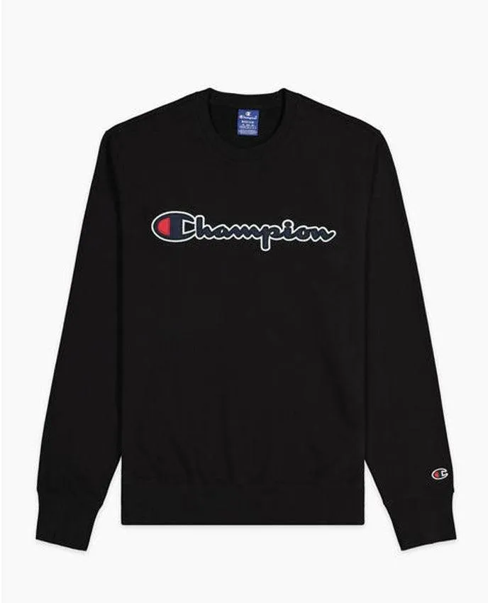 CHAMPION Felpa Logo Black 214188