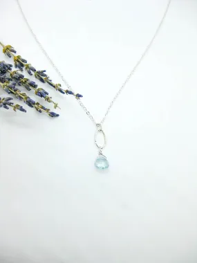 Chrysanthe: Aquamarine Necklace - n502