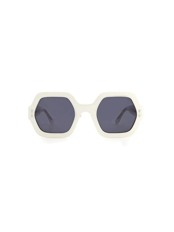 Ely Sunglasses in White