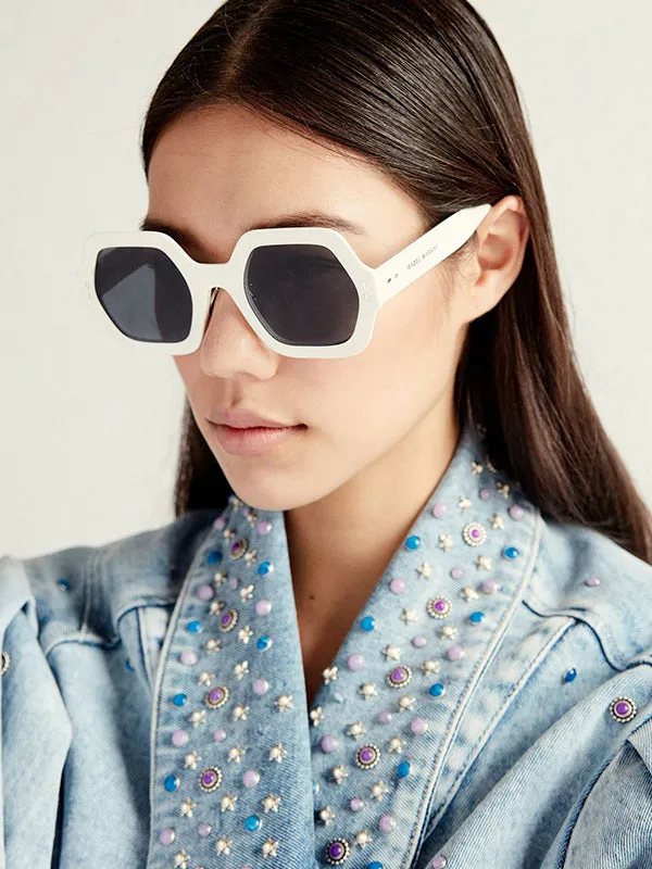 Ely Sunglasses in White