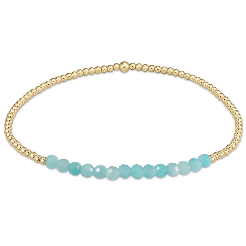 ENewton 2mm Gold Amazonite  Bliss Bracelet