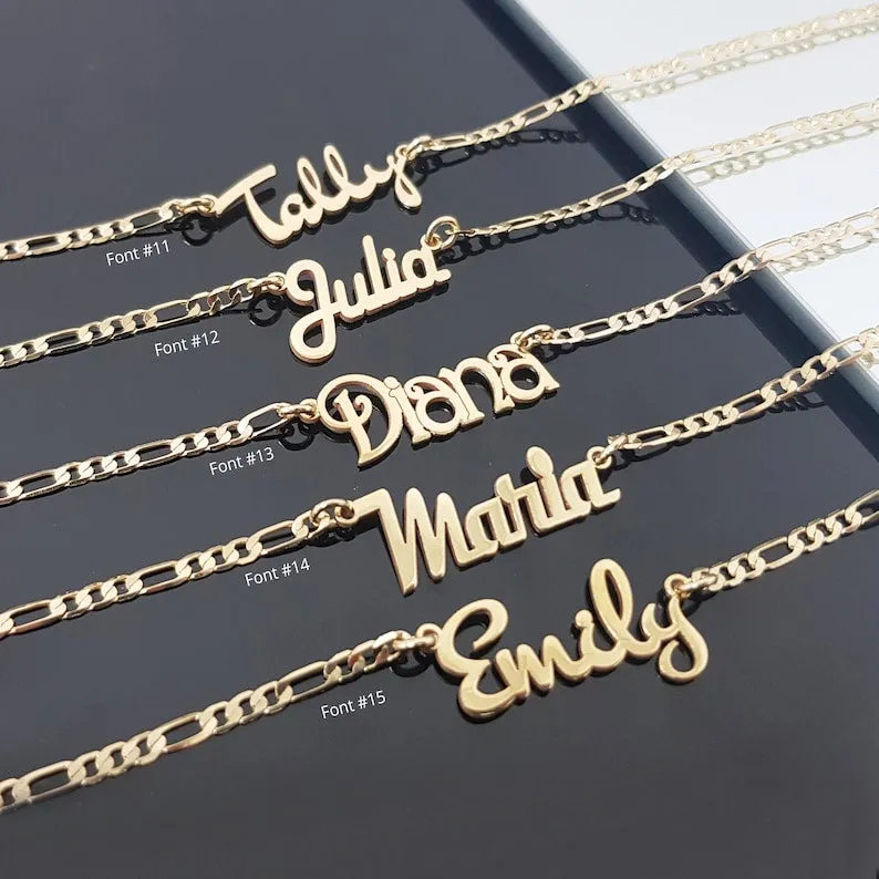 Figaro Name Necklace