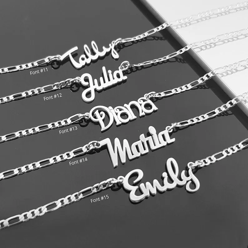 Figaro Name Necklace