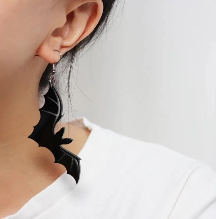 Flying Bats Earrings