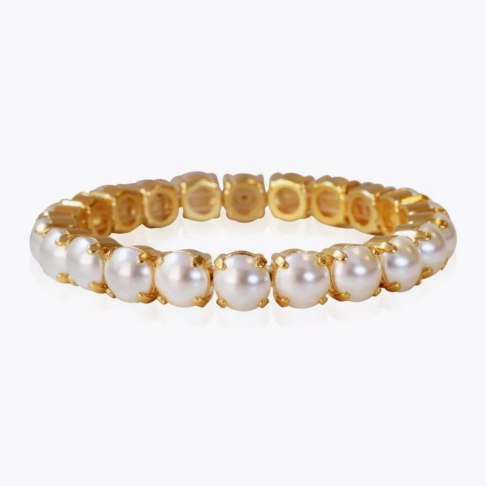 Gia Stud Bracelet / Pearl