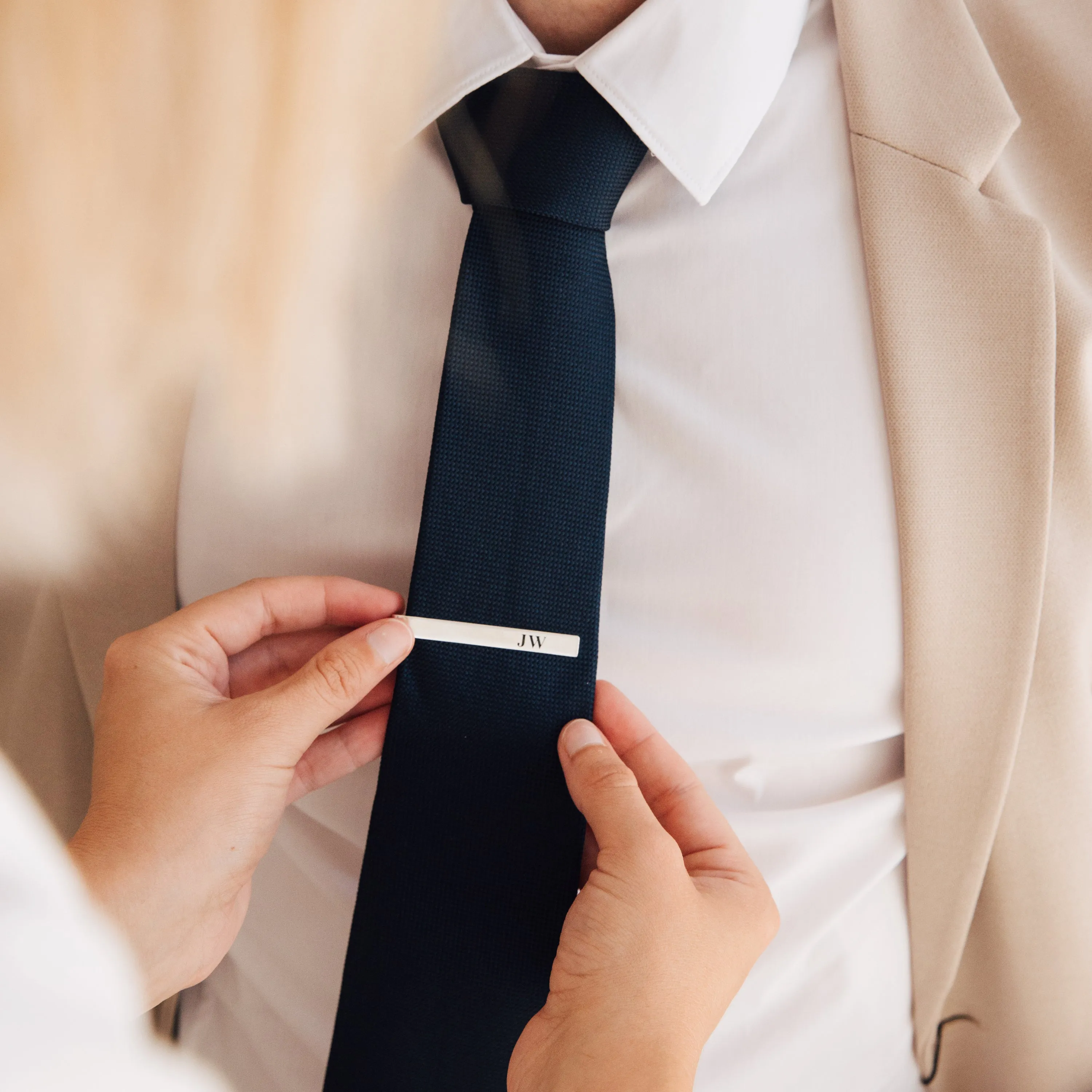 Handwriting Tie Clip