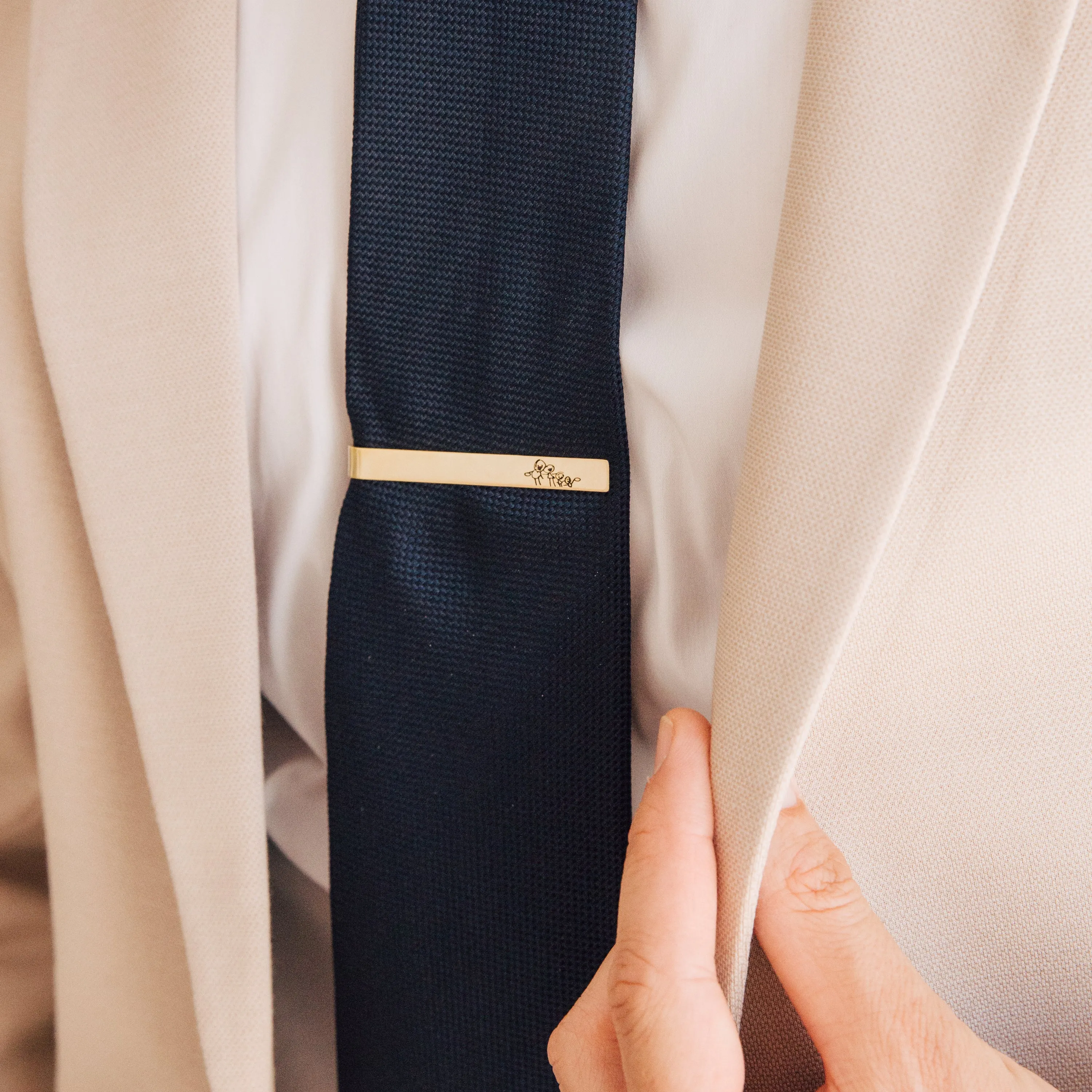 Handwriting Tie Clip