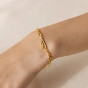 Large Letter Bracelet