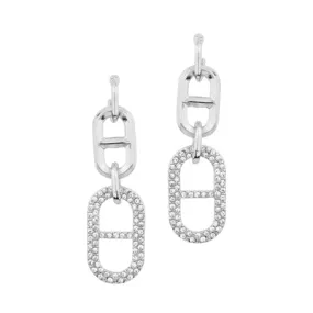 Link It Up Earrings - Silver