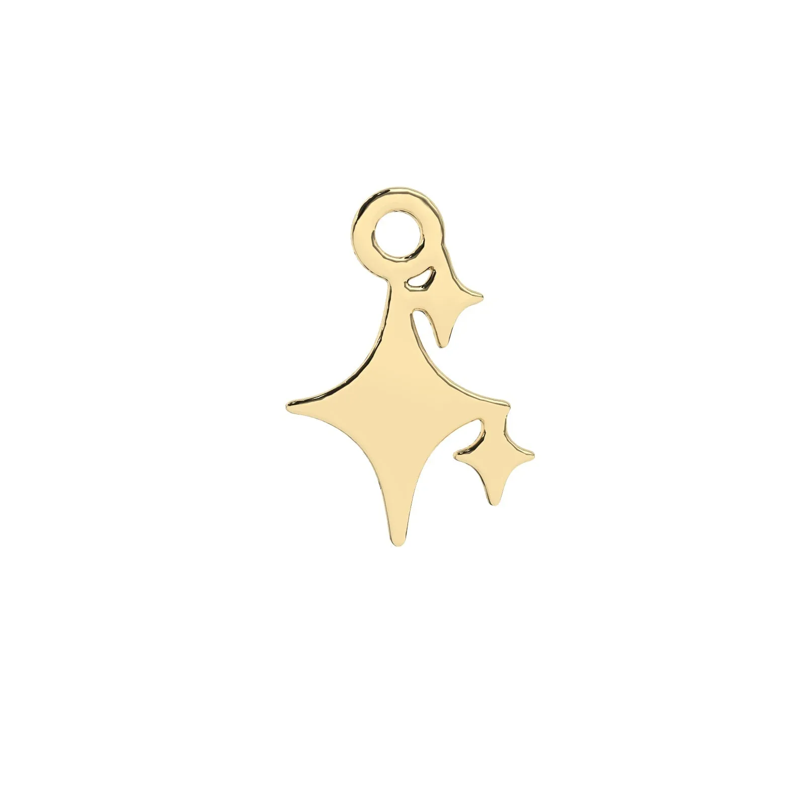 Maayan's Sparkle Charm | 10k Yellow Gold