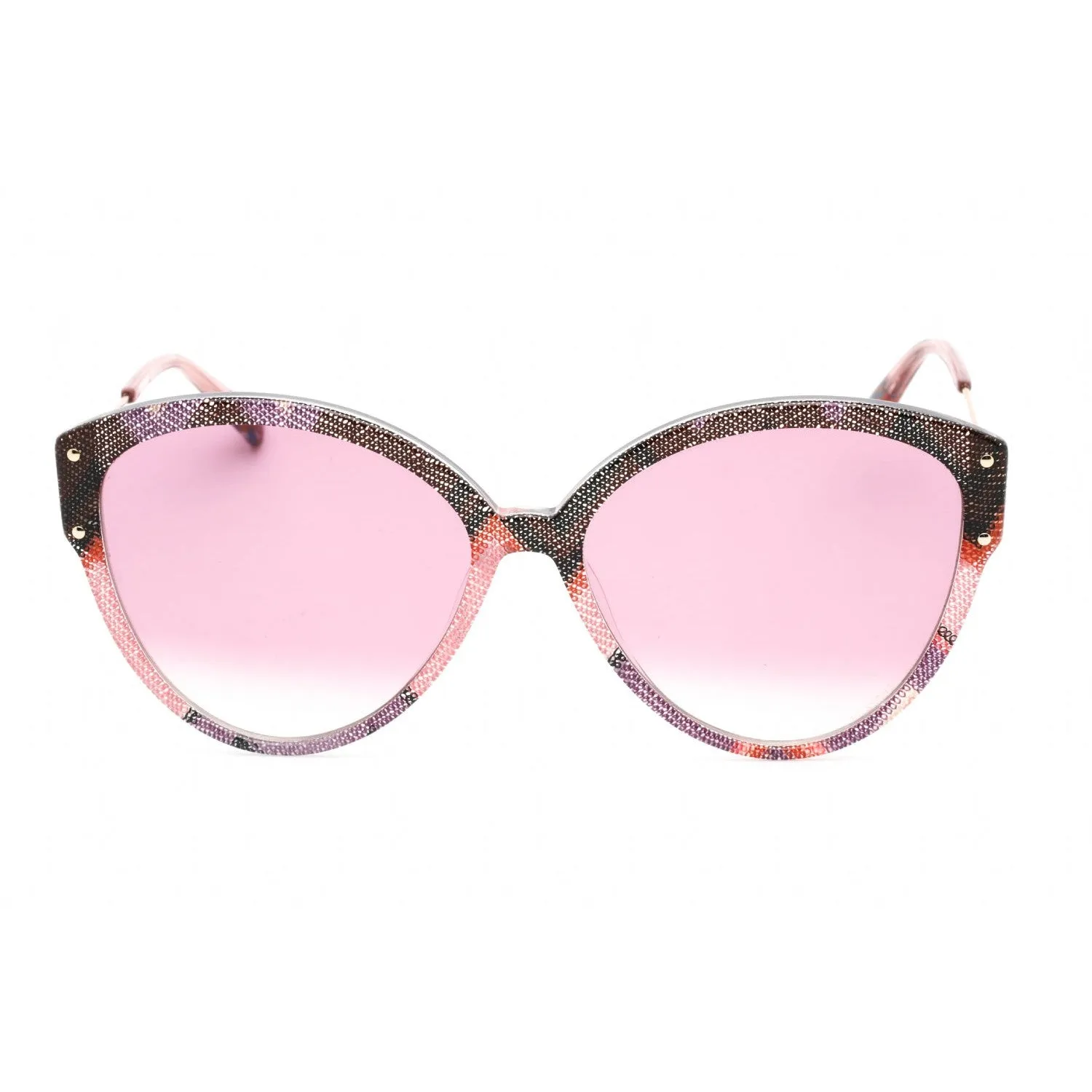 Missoni MIS 0004/S Sunglasses PATTERN PINK/BURGUNDY SHADED Women's