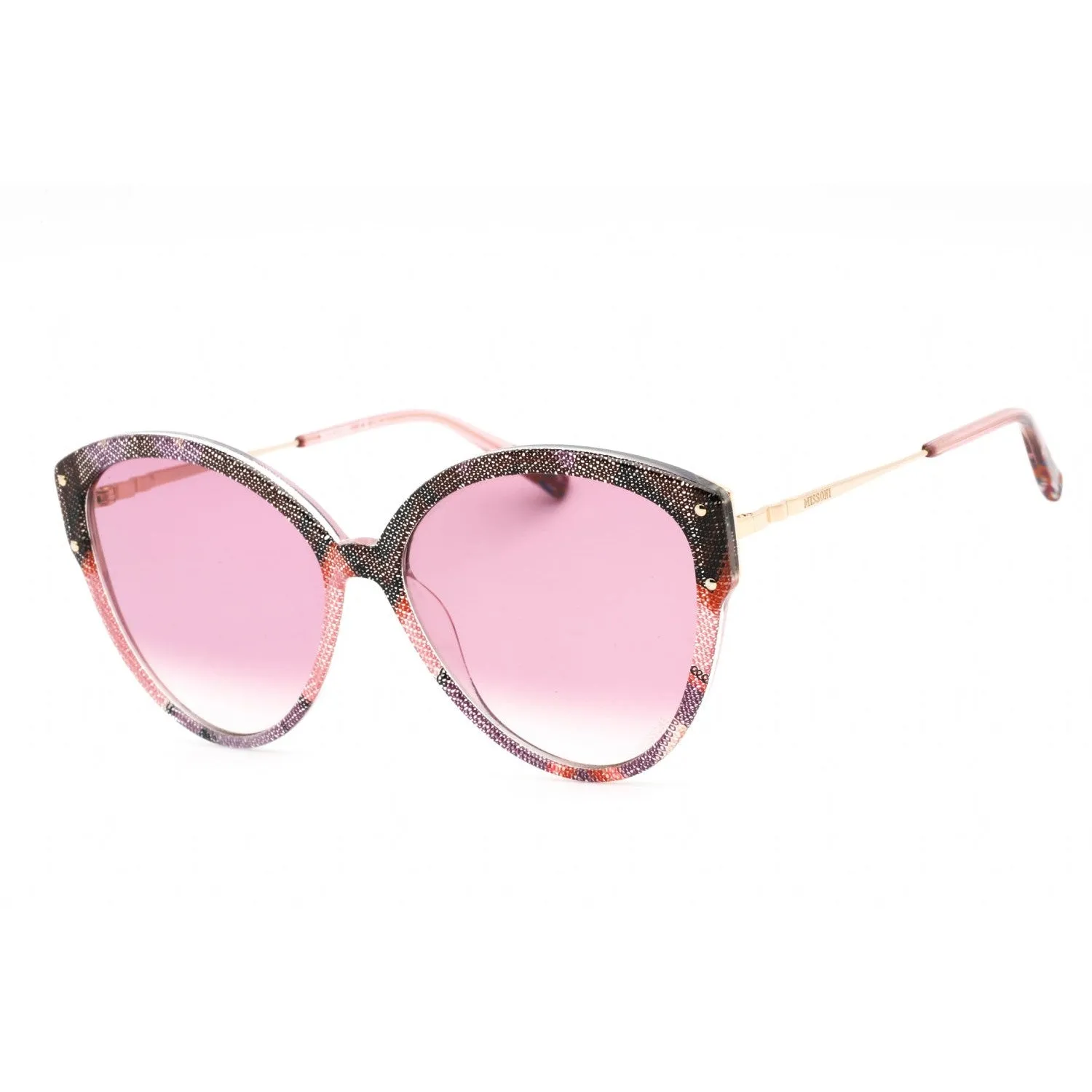 Missoni MIS 0004/S Sunglasses PATTERN PINK/BURGUNDY SHADED Women's