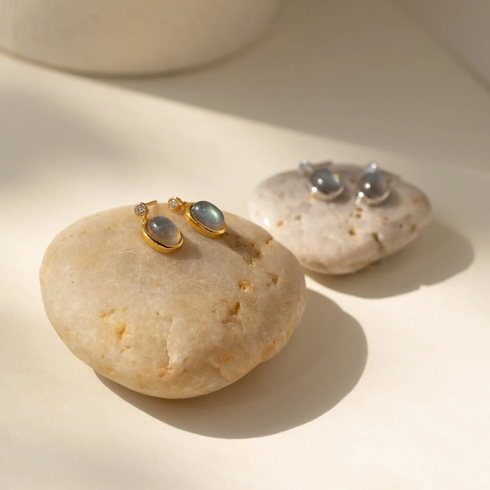 Moonstone Drop Earrings