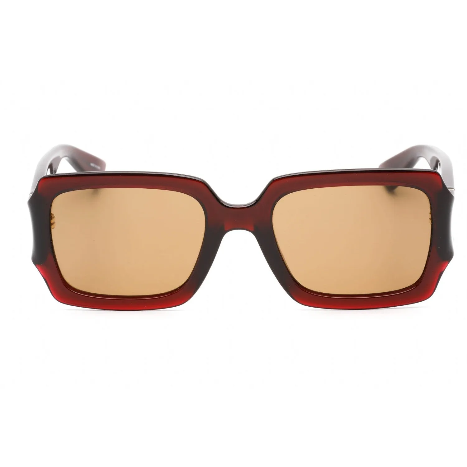 Moschino MOS063/S Sunglasses Red / Brown Women's