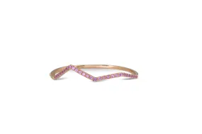 Origami Ziggy Pave Bangle