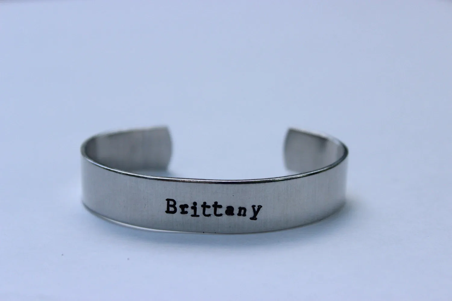 Personalized Name Bangle Bracelet