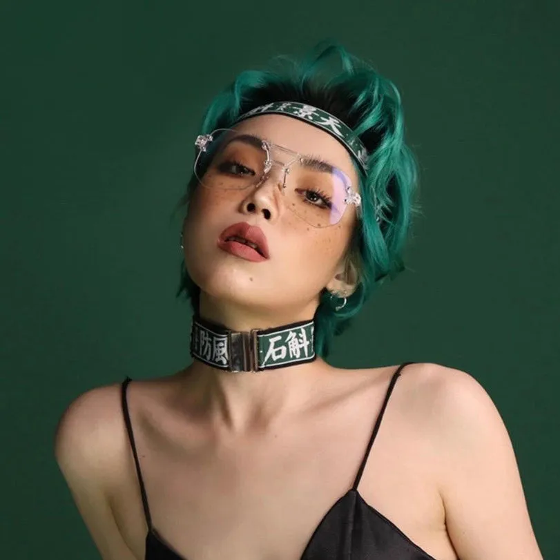 "SCRIBE" ELASTIC CHOKER   BELT