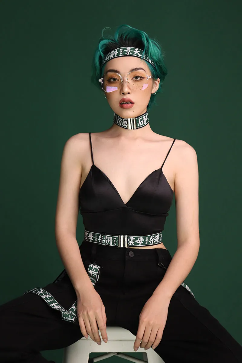 "SCRIBE" ELASTIC CHOKER   BELT