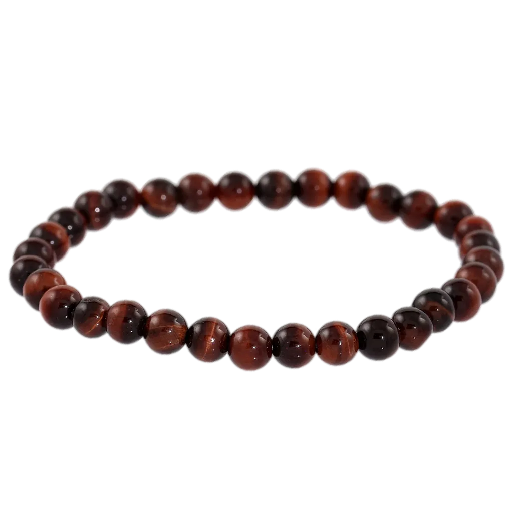 Red Tigers Eye Gemstone Bracelet