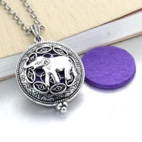 Sacred Elephant Aroma Diffuser Necklace