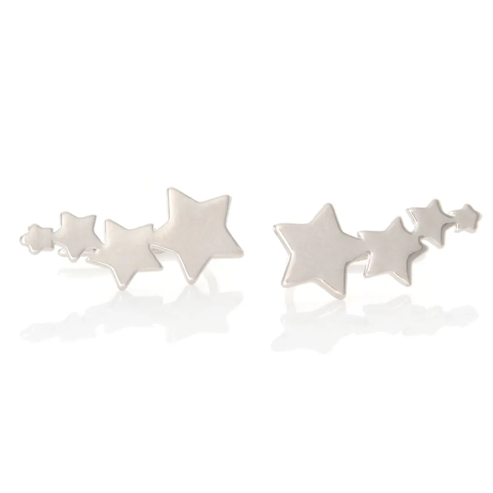 Star Constellation Ear Climber Earrings