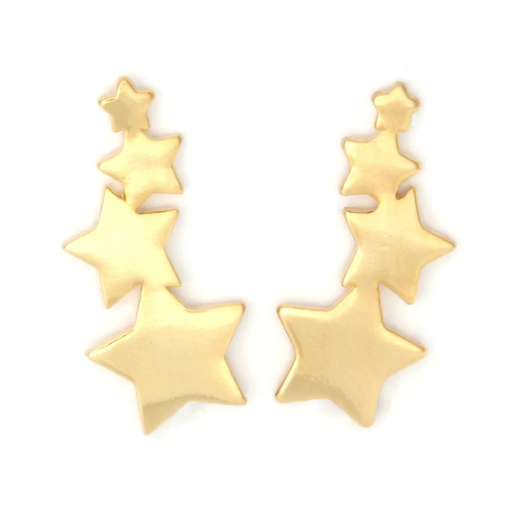 Star Constellation Ear Climber Earrings