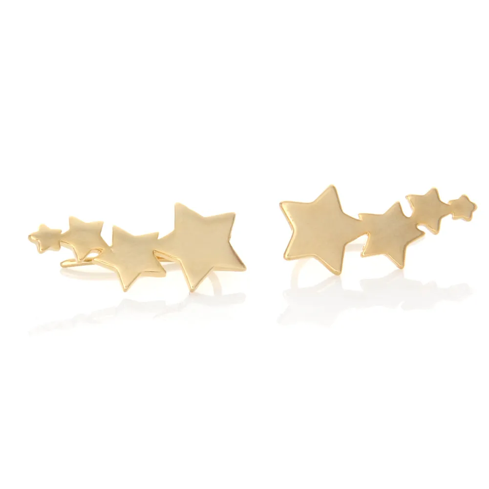 Star Constellation Ear Climber Earrings