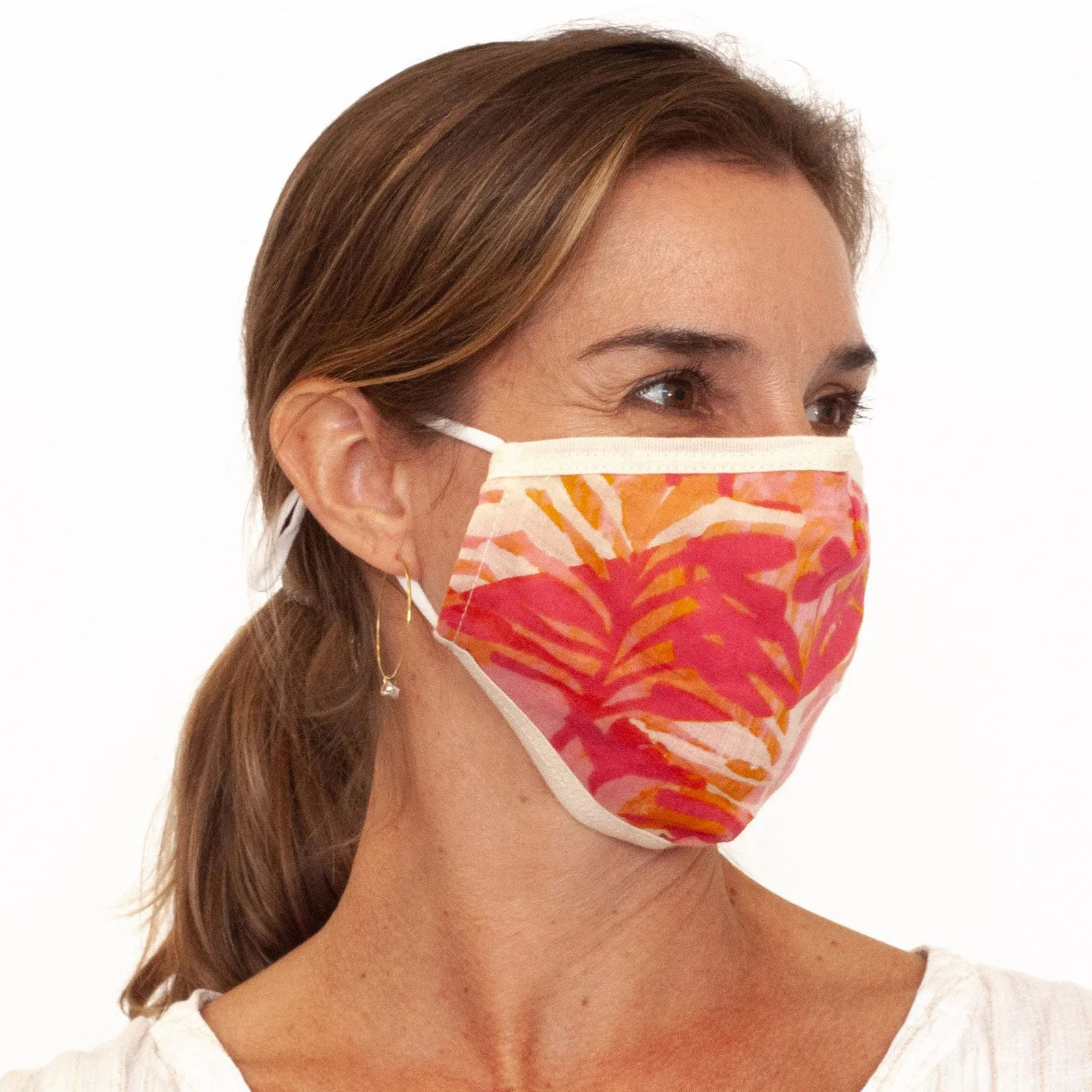 Stay Safe in Style: Katarina Pink Cotton Mask