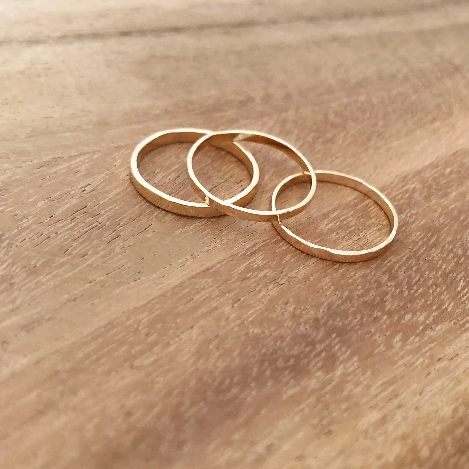 Tami - Hammered Band Ring