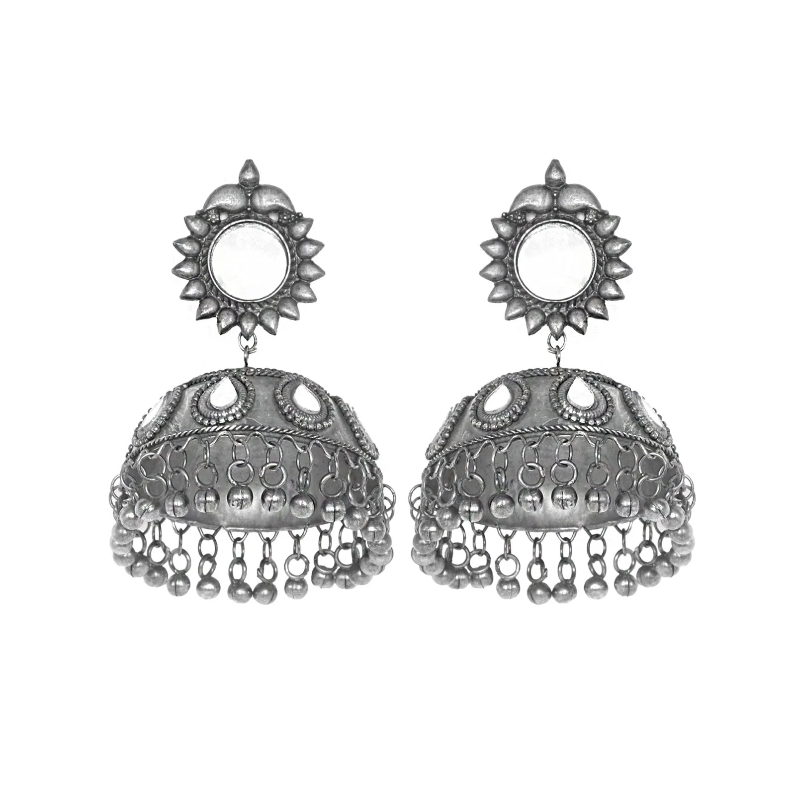 Teejh Reeya Silver Oxidised Jewelry Gift Set