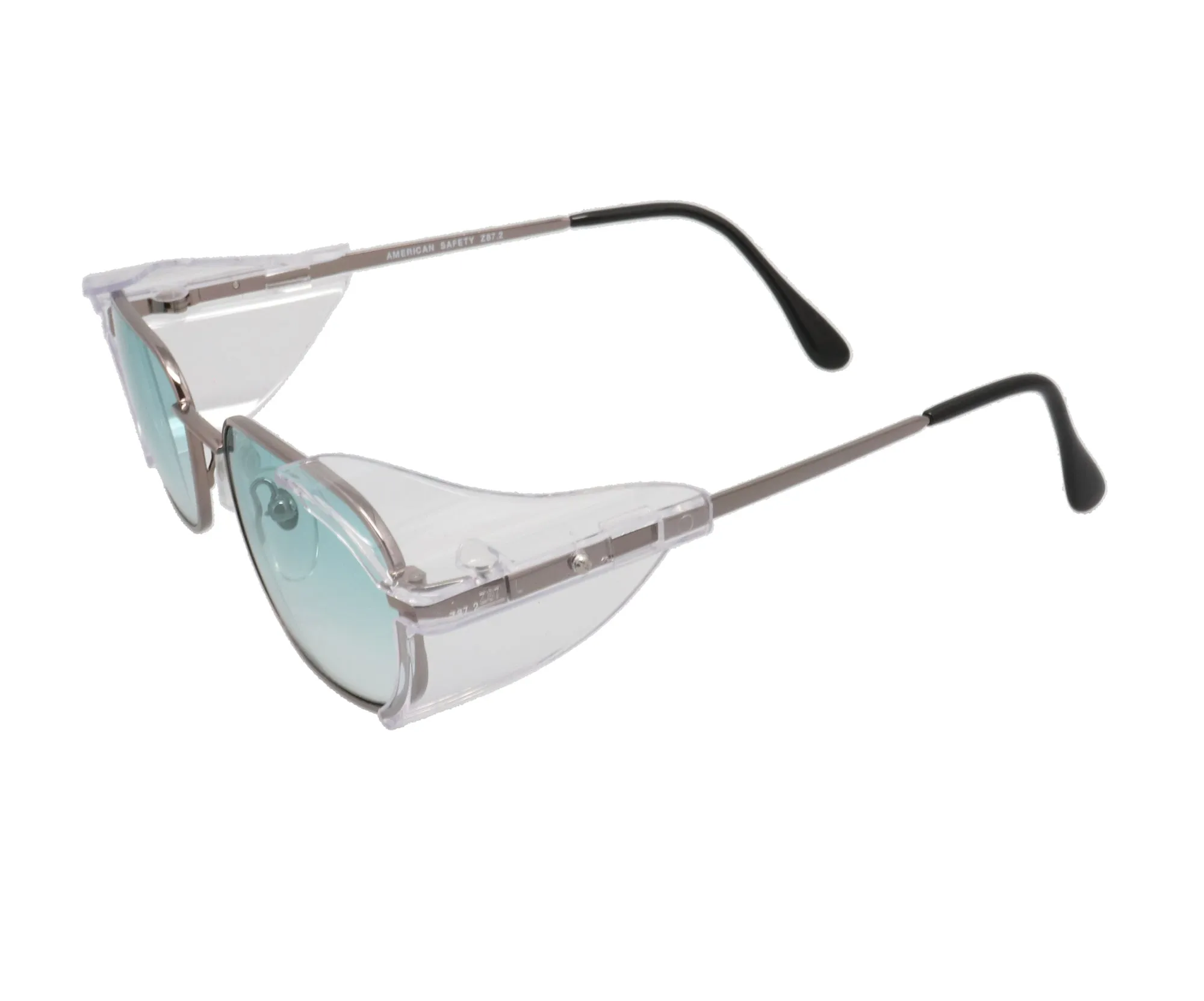 VF Hustler Safety Glasses Silver (Ocean Blue)