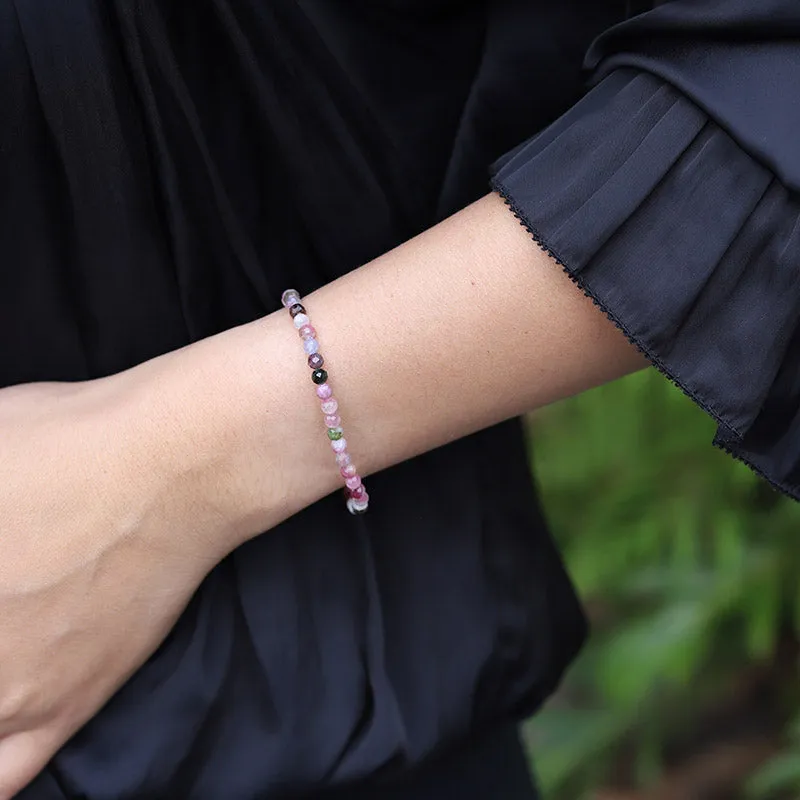 Watermelon Tourmaline Bracelet