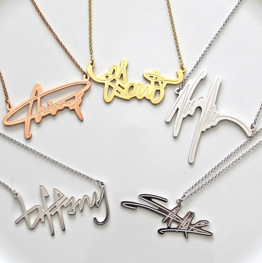 Your Signature Nameplate Necklace